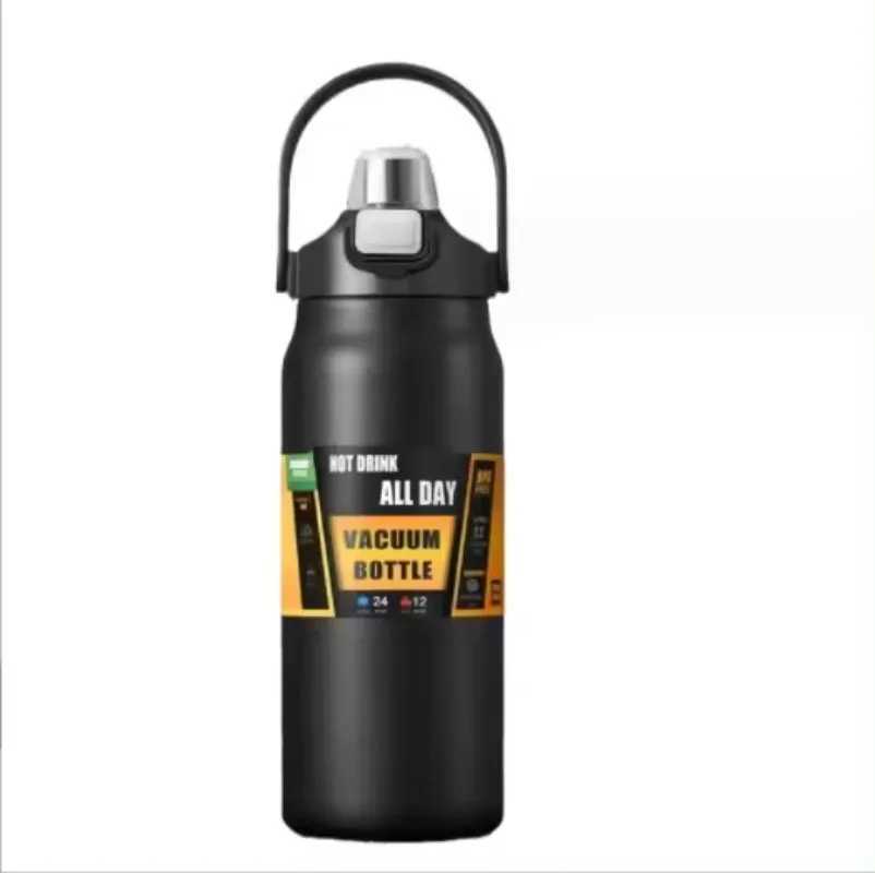 800/1500ML outdoor hot portable 304 stainless steel hot g vacuum flame hot and cold sports water bottle Y241114