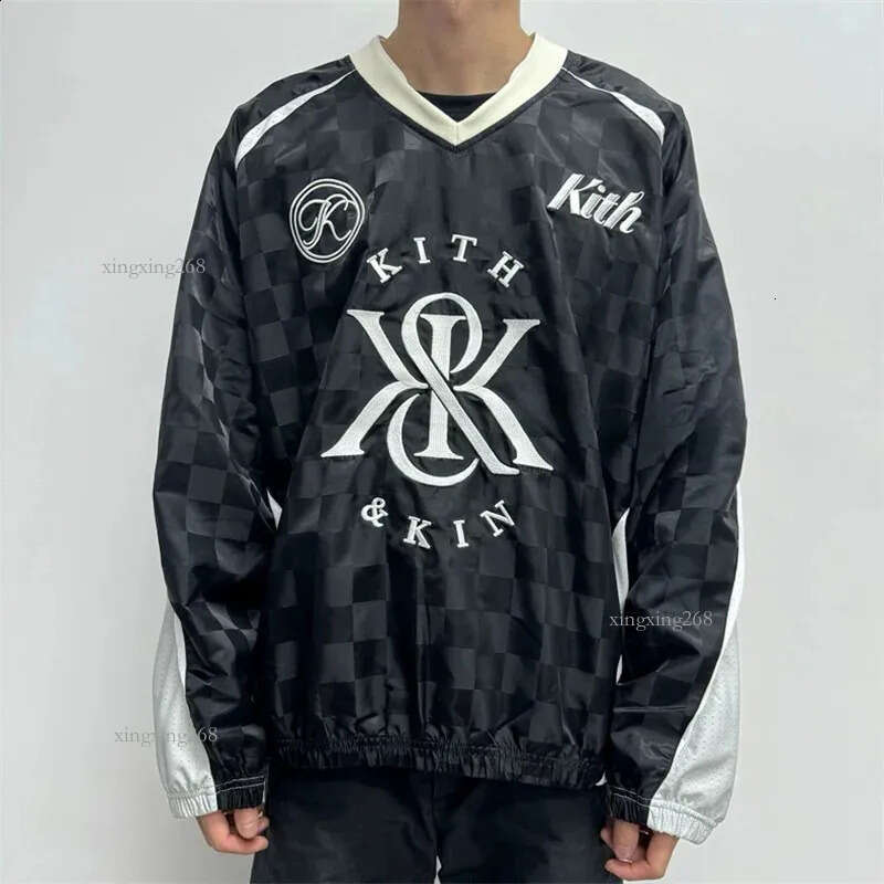 European And American Fashion Loose Size Embroidered Printed Letters Mens Womens Long Sleeved tShirts Outdoor Traini 240729