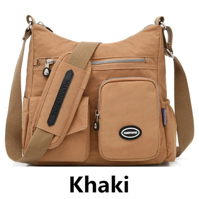y Handbags Women Bags ner Waterproof Nylon Cloth Crossbody For Large Capacity Lady Shoulder Bag Tote 241111