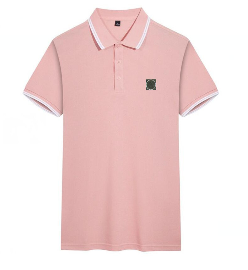 25SS Veste pour hommes Chargo de cargaison créatrice pour hommes T-shirt Polo broderie alphabet marque d'été T-shirt décontracté T-shirt à manche