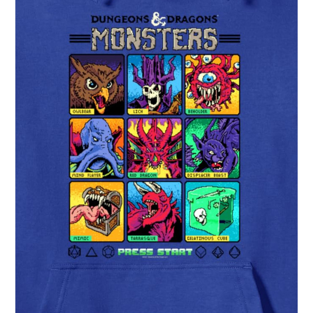 Hoodie for Mens Womens Wizards of the Coast Monster Select Menu Pullover Hoodie Graphic Hoodies sweatshirt