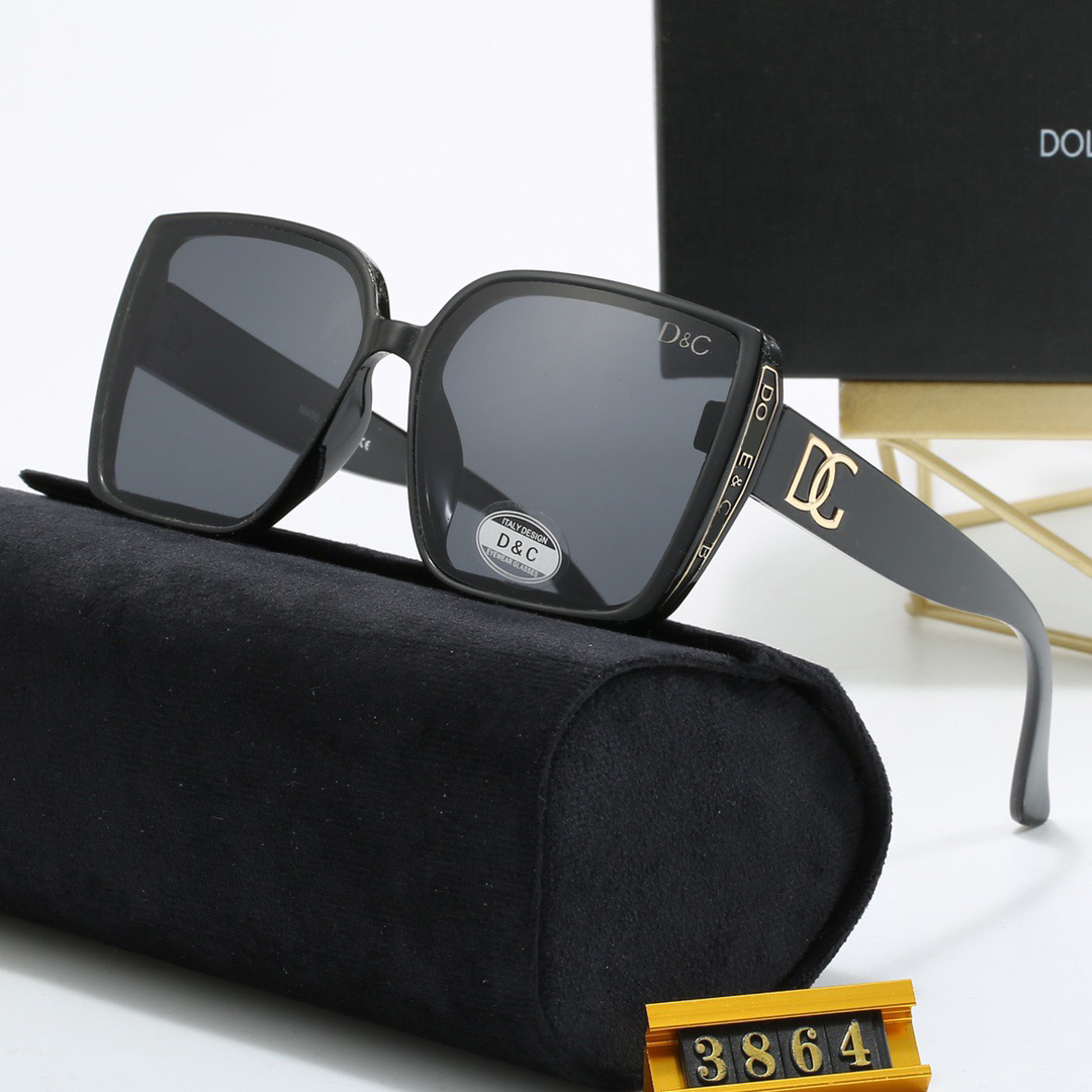2024 New Designer Sunglasses DC For Women Men Classic Eyeglasses Goggle Outdoor Beach Sun Glasses Man Womens Rectangle Fr dolcely gabannaly gabbanaism dgism d g FQ7A