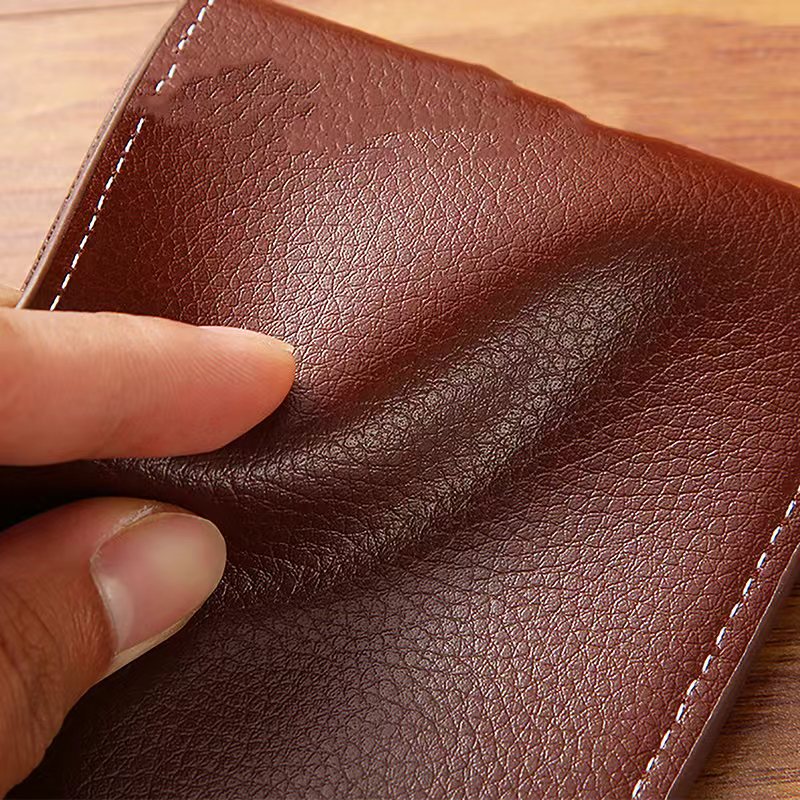 Vintage Foldable Wallet For Men Minimalist Soft PU Leather Purse Credit Card Holder Money Change Pouch Man Birthday Gift
