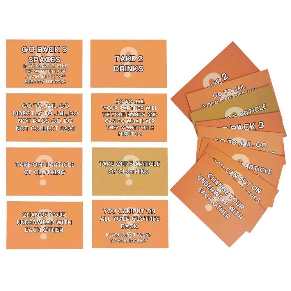 Adult Couple Game Night Intimacy Card Chessboard Game Adult Date Night Idea Relationship Card Game Girlfriend and Boyfriend W241114
