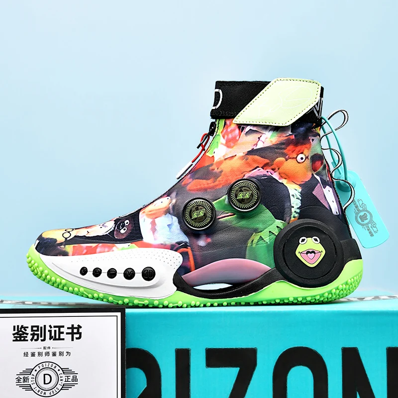 2024 Hot Sale Unisex Basketball Training Shoe Non-Slip Outdoor Shoes Mens High Top Sneakers For Couples Designer Basket Shoe Boy