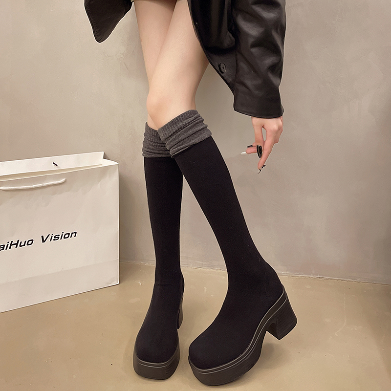 Women's Knee-High Boots - Stylish Over-the-Knee Footwear
