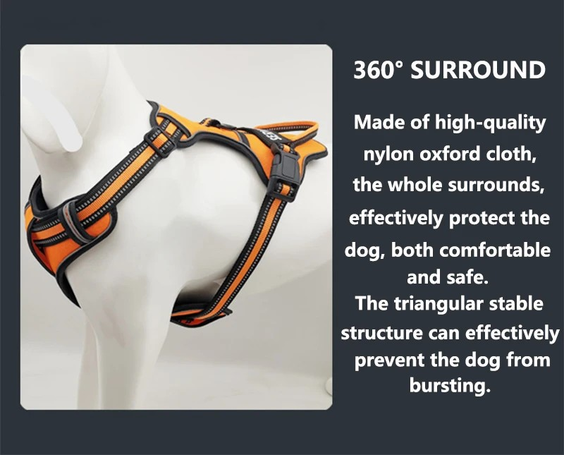 Cat and Dog Chest Strap Breathable Mesh Pet Chest Strap Soft and Comfortable Suitable for Small and Medium sized Pets to Wear Pet Supplies