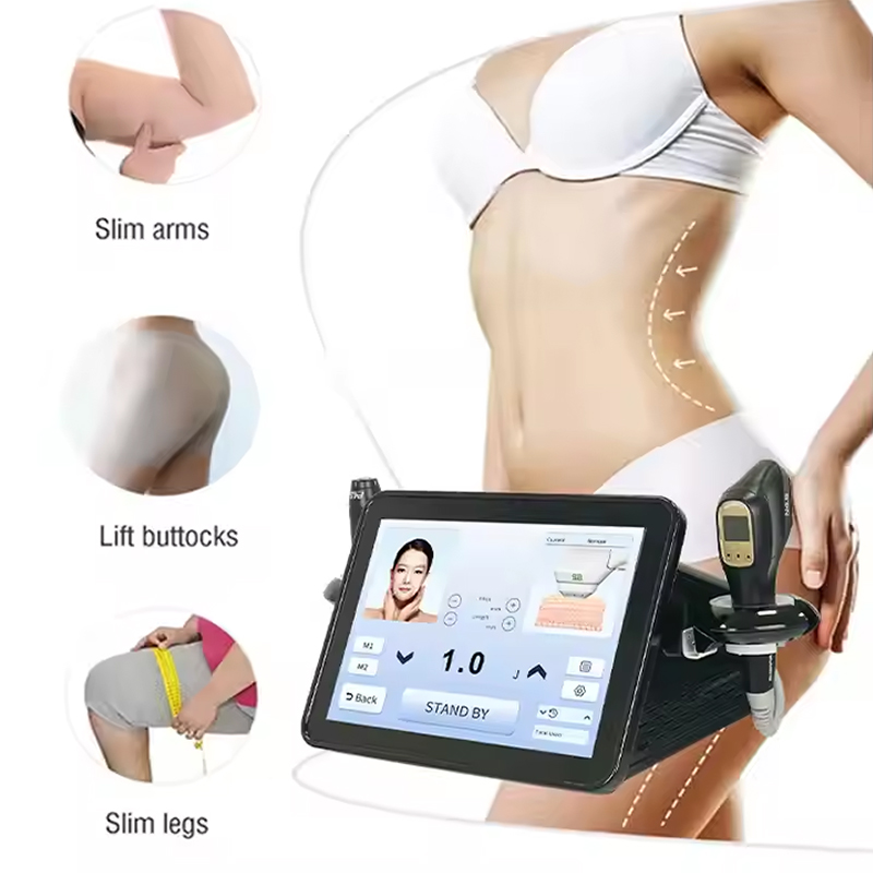 2-In-1 Smas Tightening Double Chin Hifu Portail Skin Revitalization Fat Removal Sculptures Body Machine