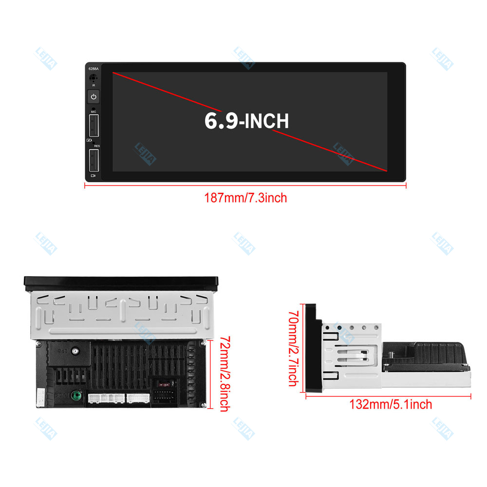 1din Android Car Multimedia for Citroen Dispatch Peugeot Expert 1996-2006 1 Din Radio Stereo Head Unit Carplay Autoradio GPS