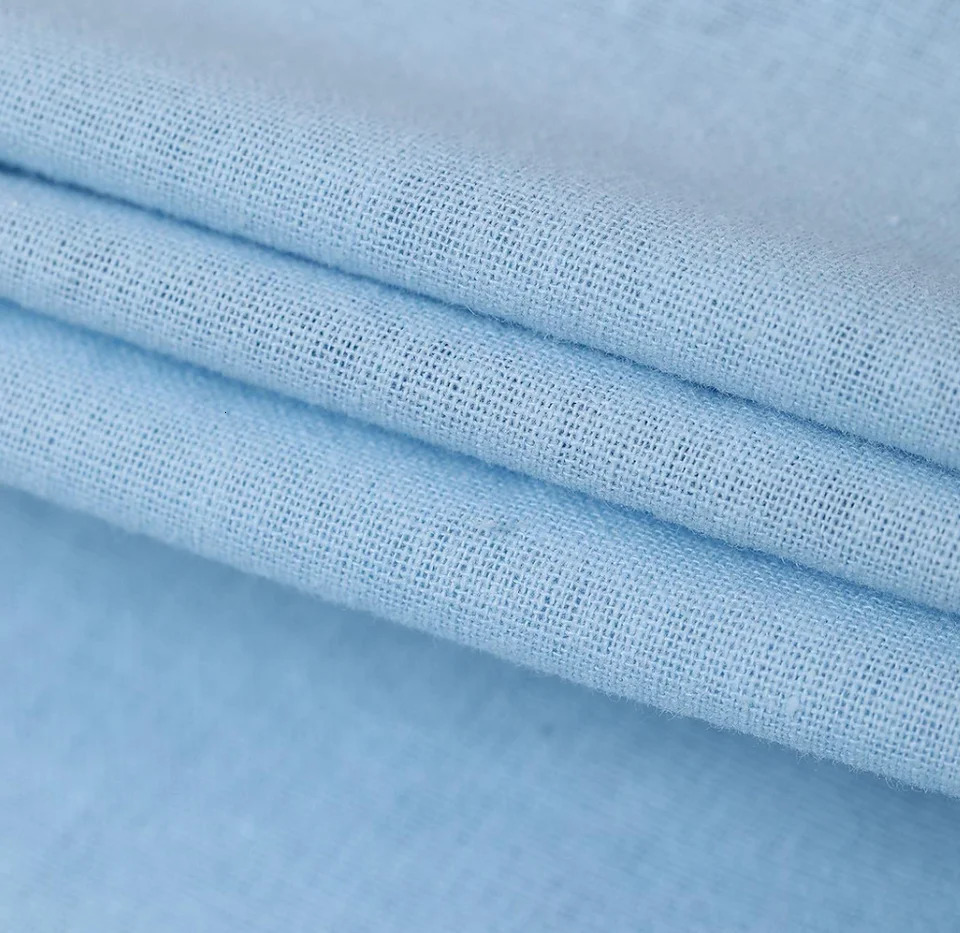Mens cotton linen shirt with buttons summer beach shirt with long sleeves plain weave collar spring and summer casual Japanese clothing 241113 - view 7