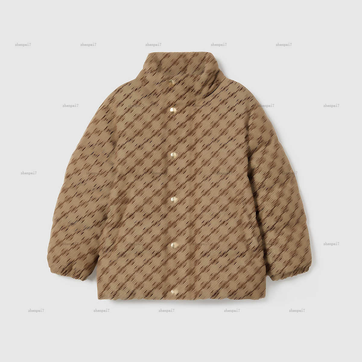 Top baby down jacket Grid logo full printing kids coat kids designer clothes High quality winter boys girl Outwear