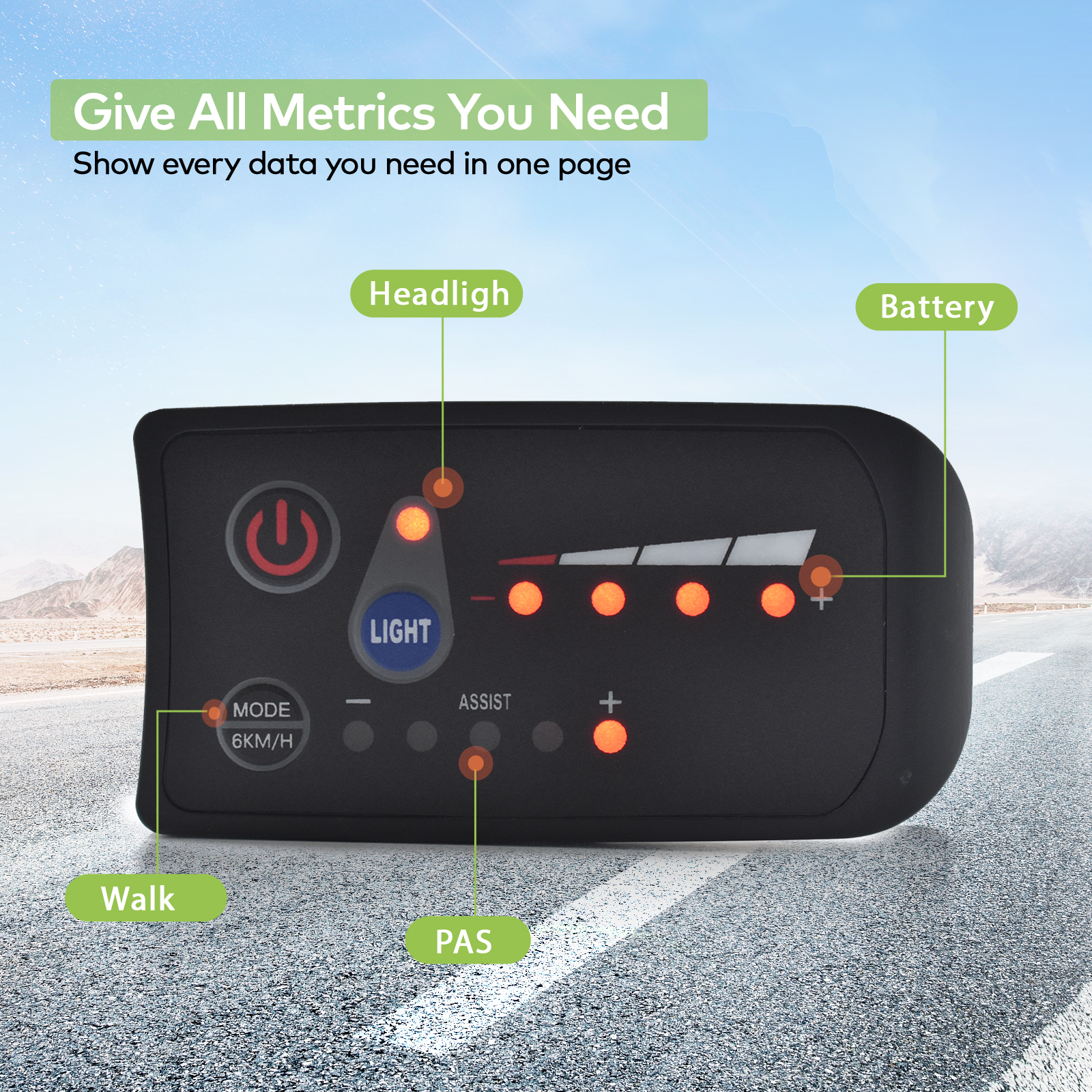 S810 Electric Bike Meter Display 24V 36V 48V 60V For Electric Bike Electric Bicycle Meter
