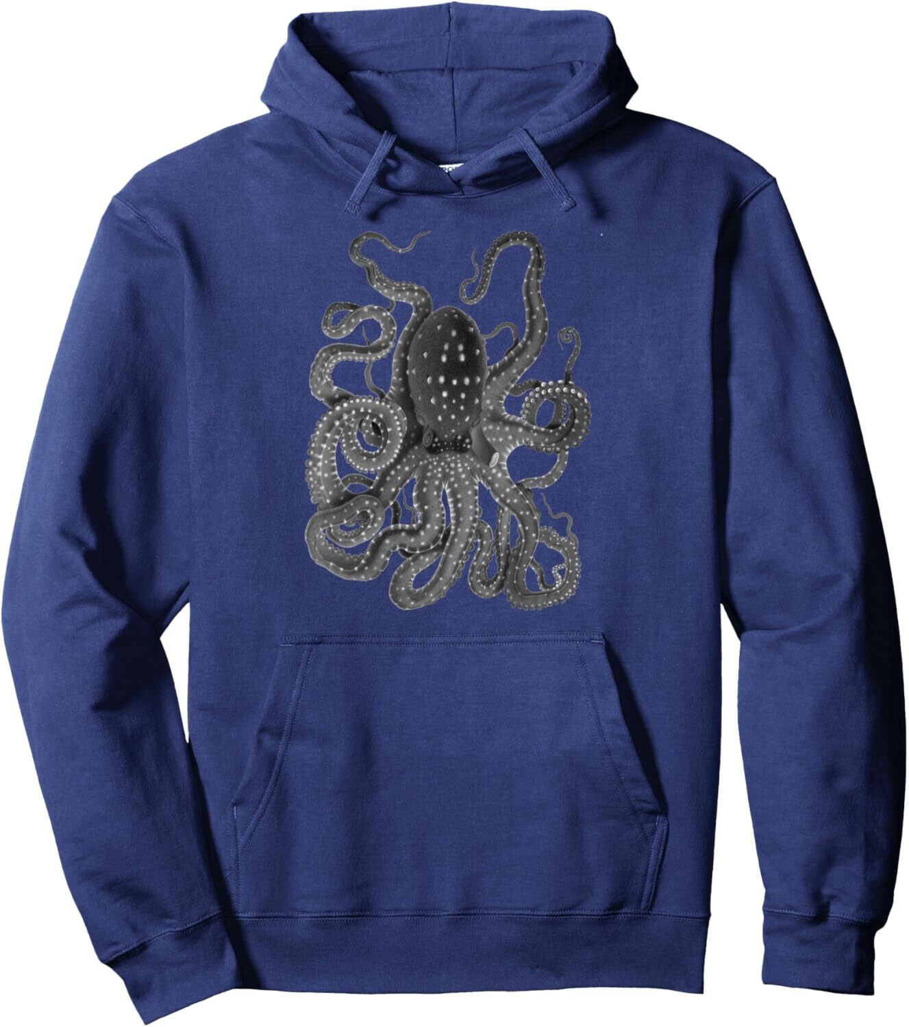 Hoodie for Mens Womens - Black Octopus Hoodie Pullover Hoodie Graphic Hoodies sweatshirt