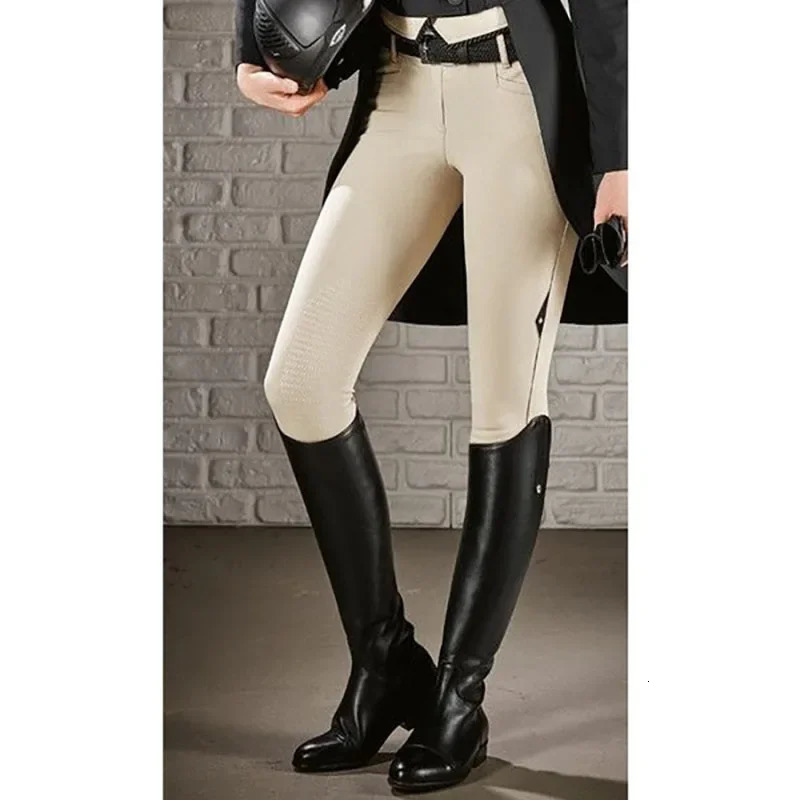 Riding High Boots Horse Knee Leather Shoes Equestrian Long Bootcut Rider Wide Shaft Medieval Costume For Women 241113
