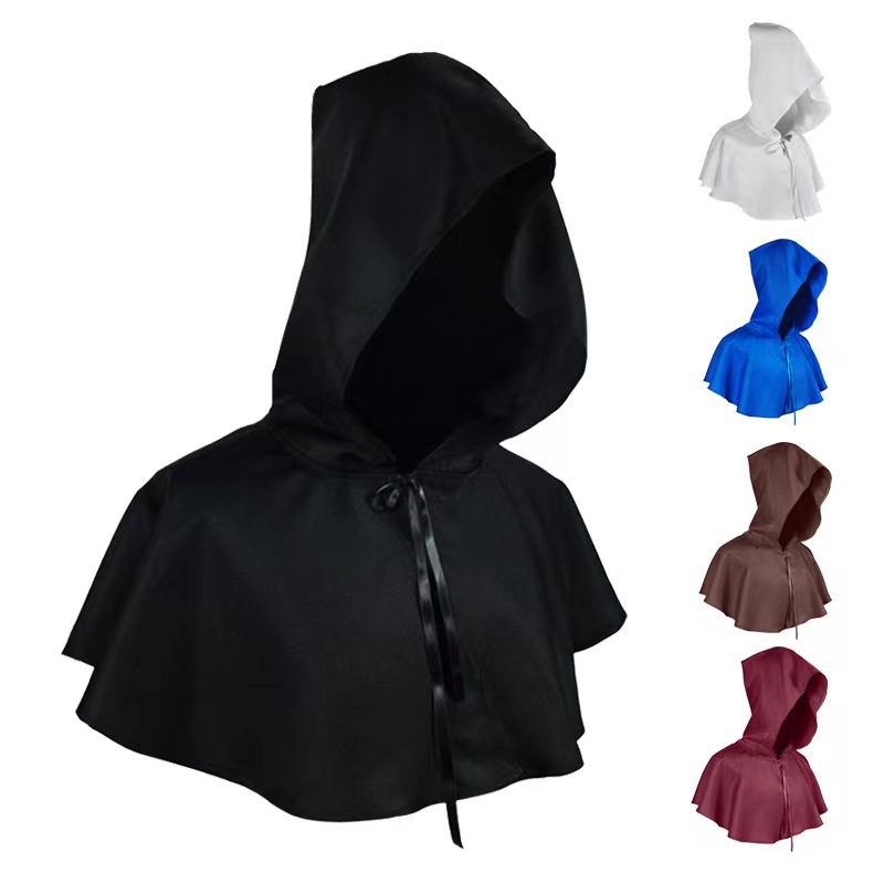 Costume Accessories Cos Costume Full of Oppressive Death Cloak Medieval Adult Hooded Cloak Cosplay Costume Love Live Cosplay