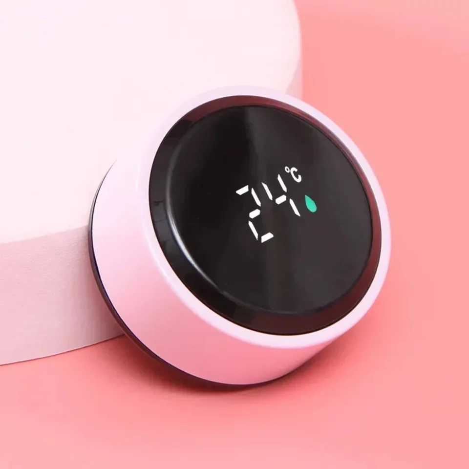 500ML gradient water bottle intelligent crazy cup stainless steel hot cup hot travel beverage car cup coffee Y241114