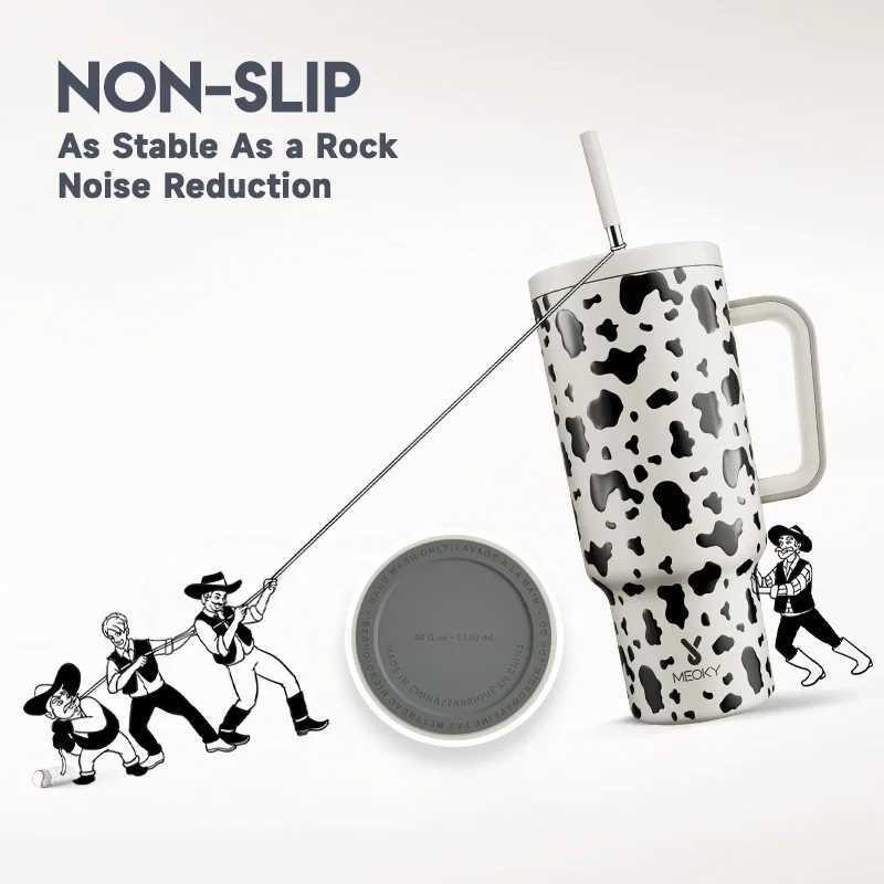 Meoky 40oz stainless steel hot water bottle vacuum flame bottle outdoor portable leak proof water bottle sports water bottle Y241114