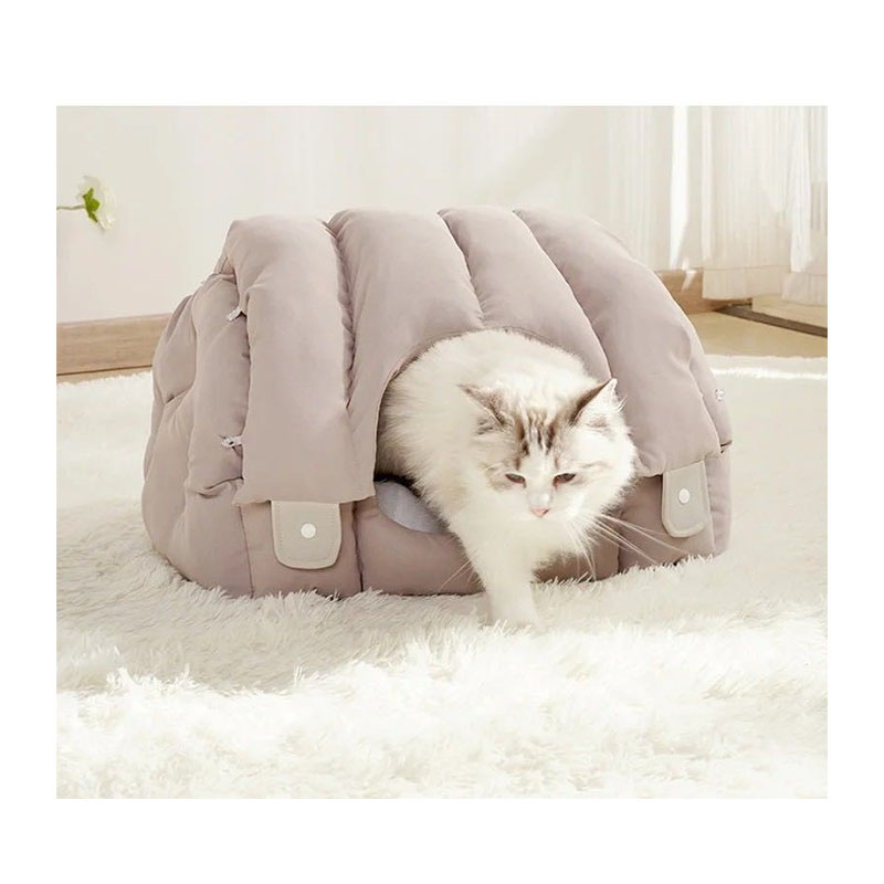 Arched Cat Bed Warm Cave Cat House Comfortable Sleep Bag for Cats Soft Kitten Puppy Sofa Cat Sleeping Bed Pet Supplies