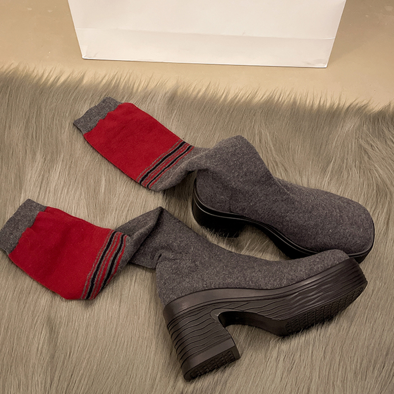 Women's Knee-High Boots - Stylish Over-the-Knee Footwear