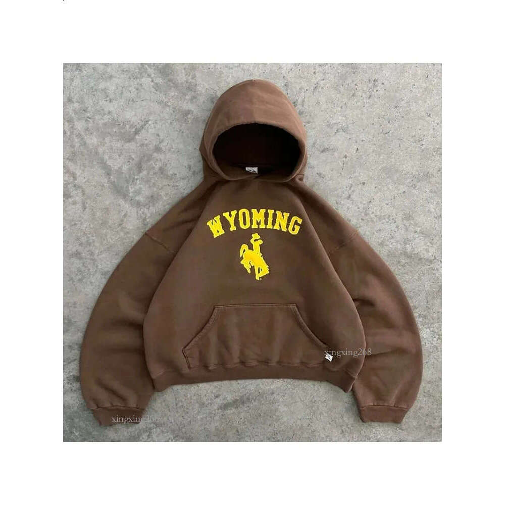 American High street vintage letter print hoodie men Y2K Goth Harajuku fashion zipper couple loose sweatshirt 240729