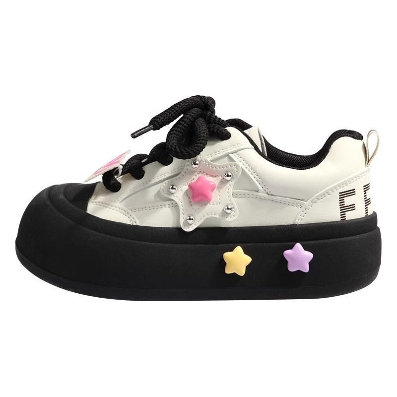 Free shipping designer girls' black sports shoes 2024 autumn new fashionable soft soled casual shoes