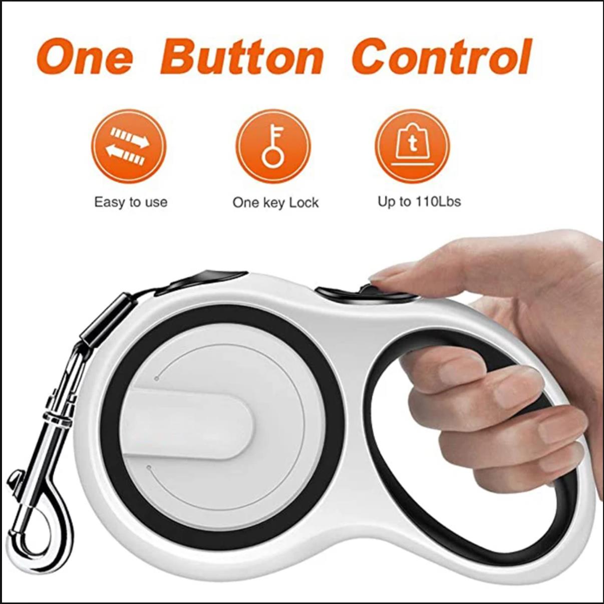 3/5/8M Durable Nylon Retractable Dog Leash Leads Automatic Extending Leash For Small Medium Large Dogs Puppy Walking Leash Rope