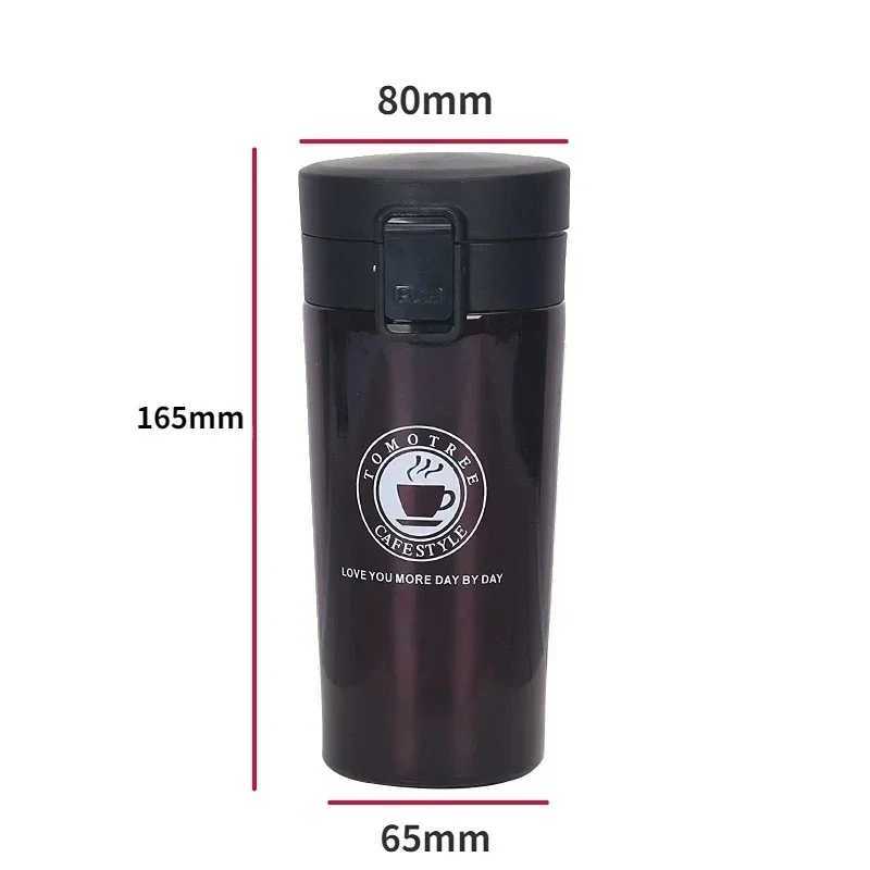 0.5L hot g double wall 304 stainless steel coffee cup vacuum thin sheet hot water bottle tea leak proof heat g Y241114