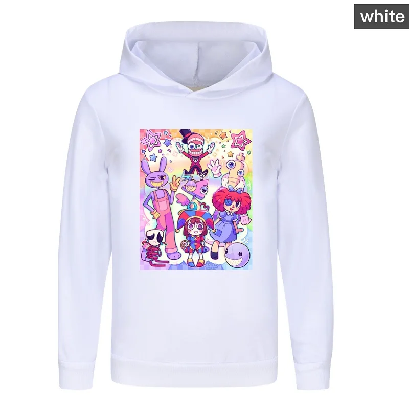 The Amazing Digital Circus Jax 2-16 years Printed Hoodies Sweatshirts Kawaii Harajuku Long Sleeve Pullovers Streetwear Tops for