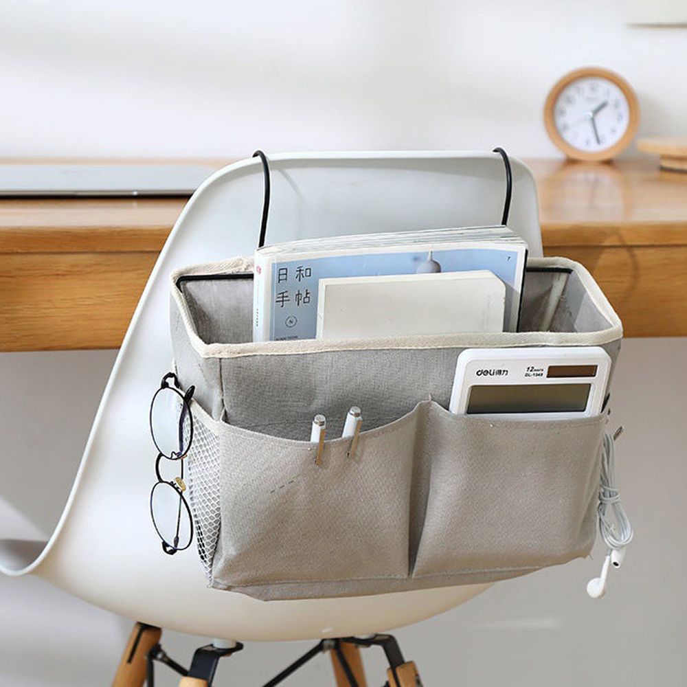 Fashion Simple Bag Organizer Pocket Portable Hook Hanging Storage Bag Baby Diaper Bag Baby Bed Accessories Bed Hanging Basket