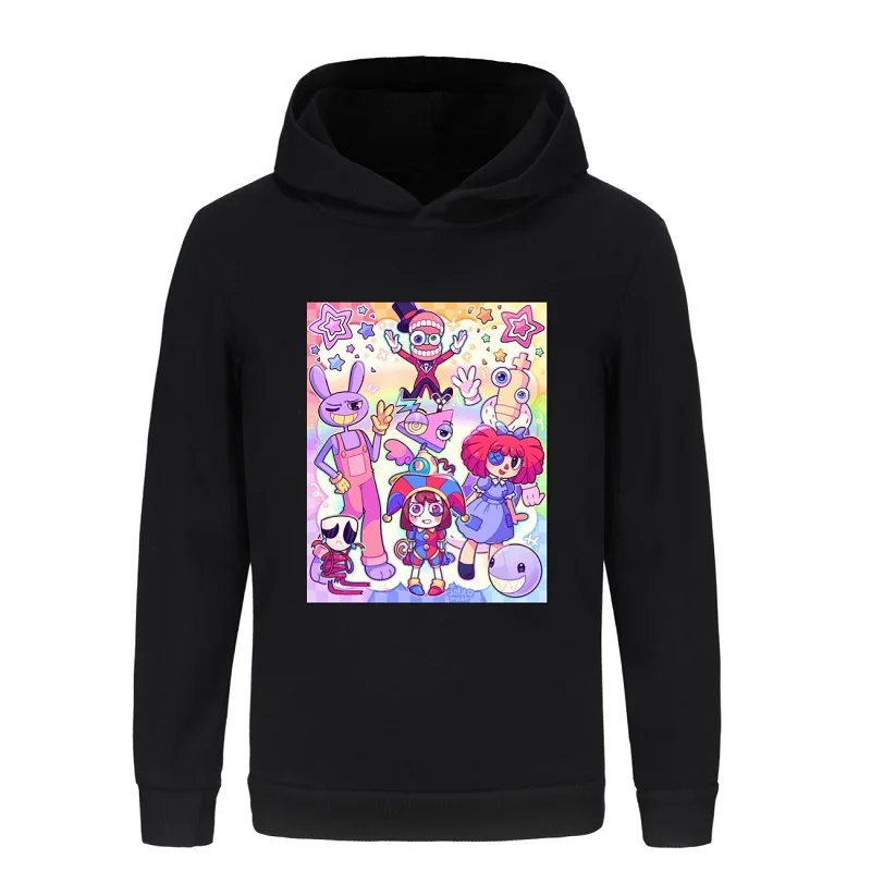 The Amazing Digital Circus Jax 2-16 years Printed Hoodies Sweatshirts Kawaii Harajuku Long Sleeve Pullovers Streetwear Tops for
