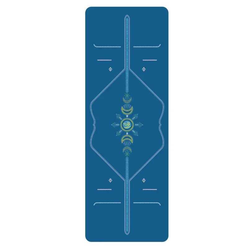 Zen Rhyme Newest Pu Natural Rubber Yoga Mat Sports Anti-Slip Home Fitn Workout Exercise tapis caoutchouc gym accoriesXJ241114
