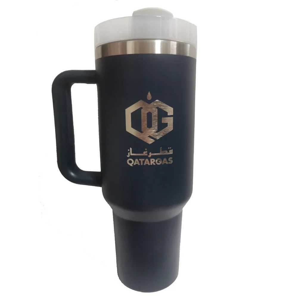 40 oz with handle lid 40 oz stainless steel water bottle vacuum hot cup travel hot coffee Y241114