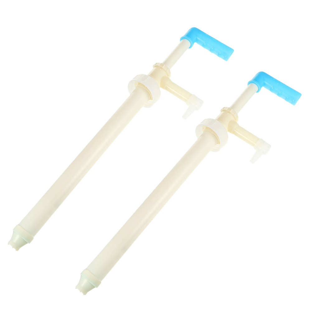 2 Pcs Oil Well Pump Gas Transfer Hand for Manual Water Fuel Liquid Sucker Multifunction