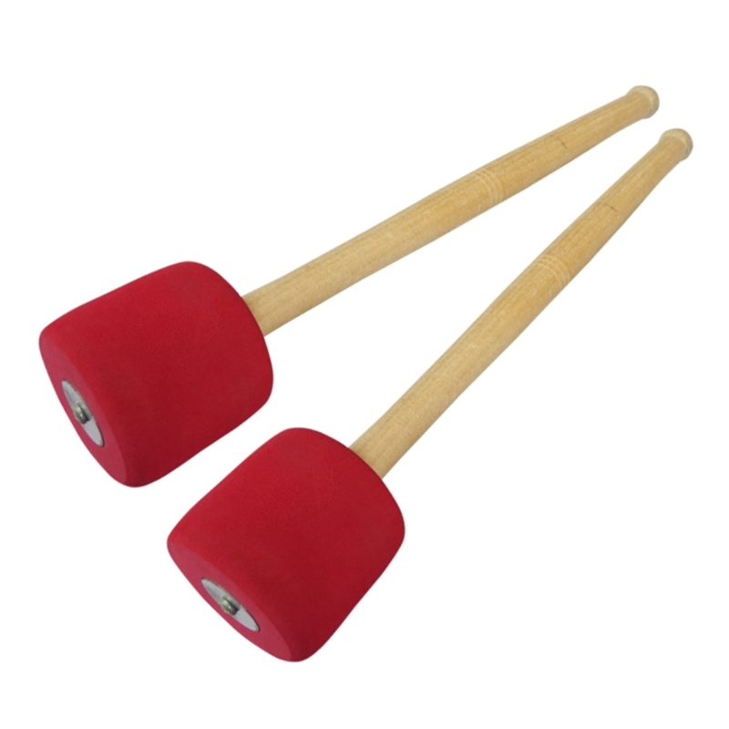 11UE Drum Mallet with Foams Head Percussions for Marchings Band Snares Drum