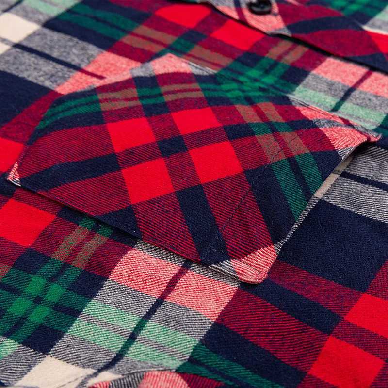 New Plaid shirts for men long sleeve 8XL Casual Fashion 100% Cotton Men Plus Size Shirts Long Sleeve Slim Fit Male ClothingXJ24113