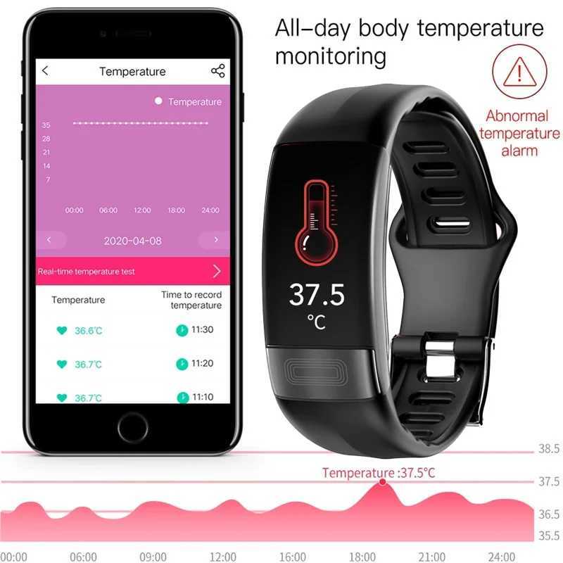 Hot Sale Smart Wah M Ekg Smartband Hbre Waterproof Ecg Fitness Bracelet Health Bracelet Ppg Health Bracelet Activity Bracelet T241114