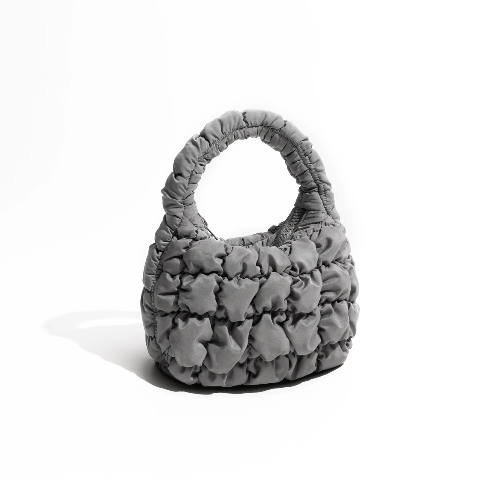 MABULA Pleated Shoulder Bags for Women Padded Bag Nylon Handbags Crossbody Bag Quilted Cloud Bag Winter Puffer Handbag Bag 241114