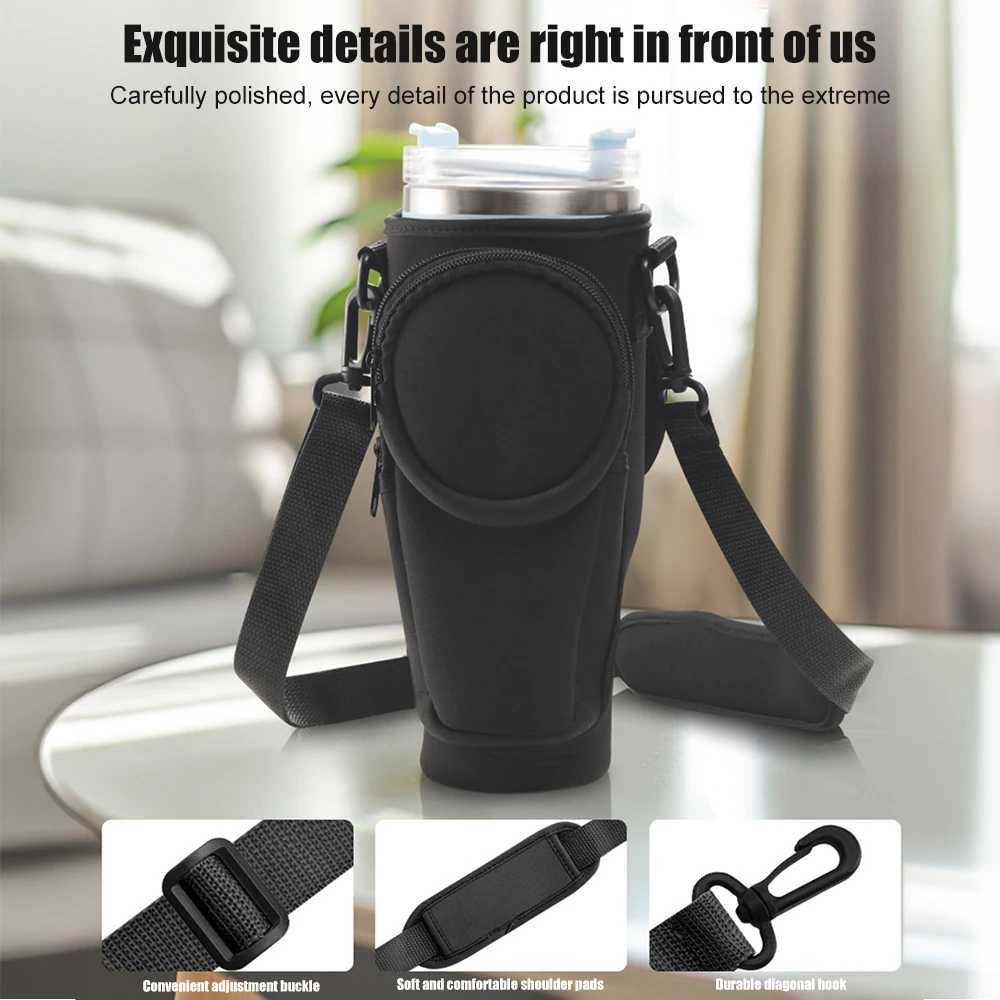 40 ounce water bottle bag with adjustable shoelaces used for water bottle bags in Insulated Sle boxes Y241114