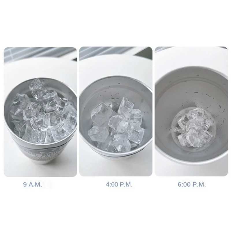 Stainless steel wall mounted vacuum glass travel Yetys coffee bottle double hot water bottle Y241114