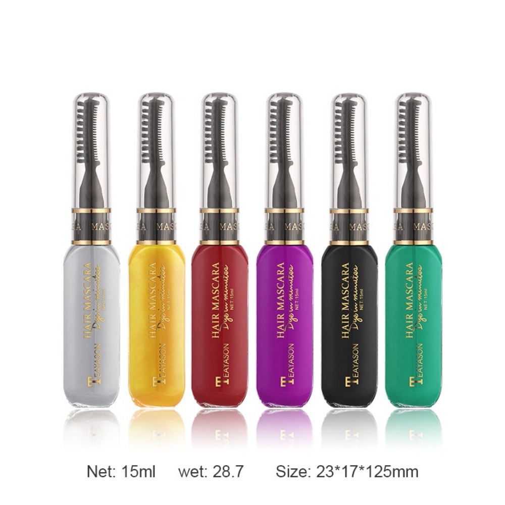 Washable Hair Dye Color Eye Black Easy To Color Easy To Wash Hair Coloring Cream Non-toxic Temporary Hairdressing Tool Men