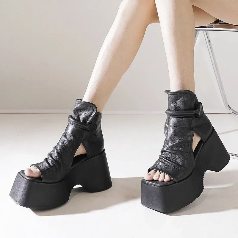 Wedge Sandal with Platform Woman Summer Fashion Casual Elegant er Urban s Trends Comfortable 241113