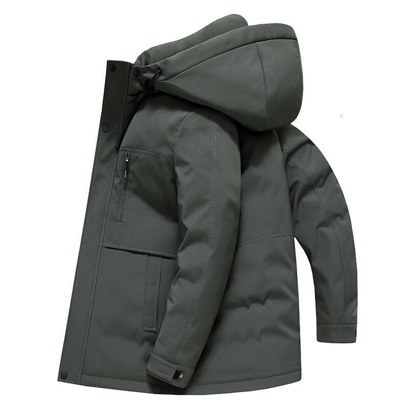 men's jacket designer autumn thick down jacket keep warm hooded jacket outdoor casual windbreaker winter puffer long sleeve coat windproof classi