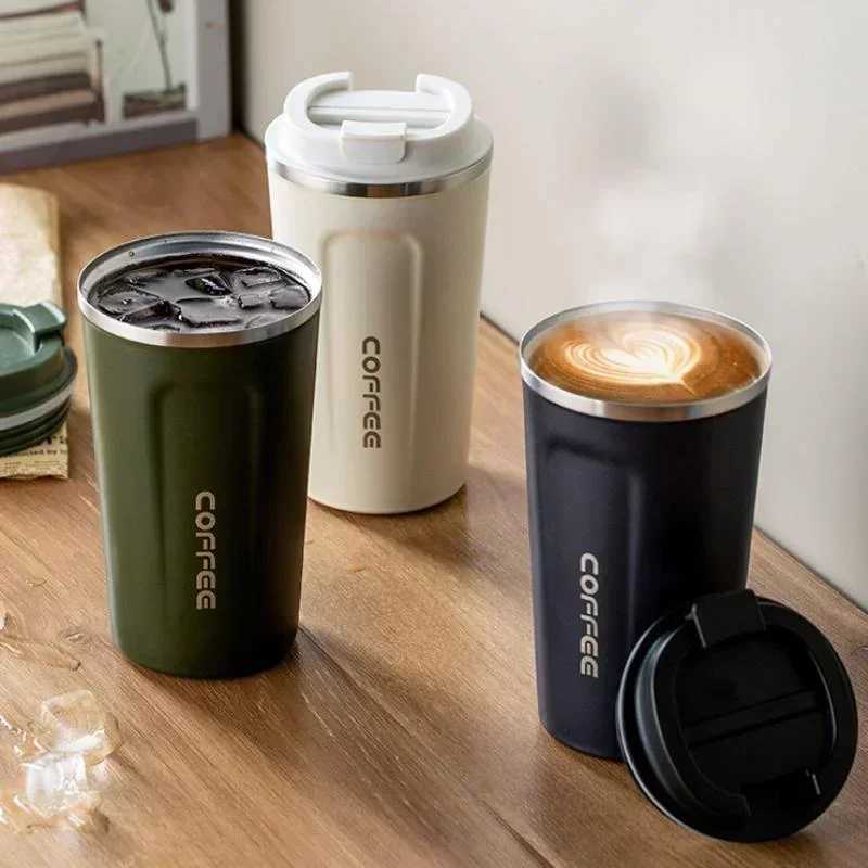 380/510ML stainless steel coffee cup hot-dip galvanized coffee cup hot-dip galvanized Y241114