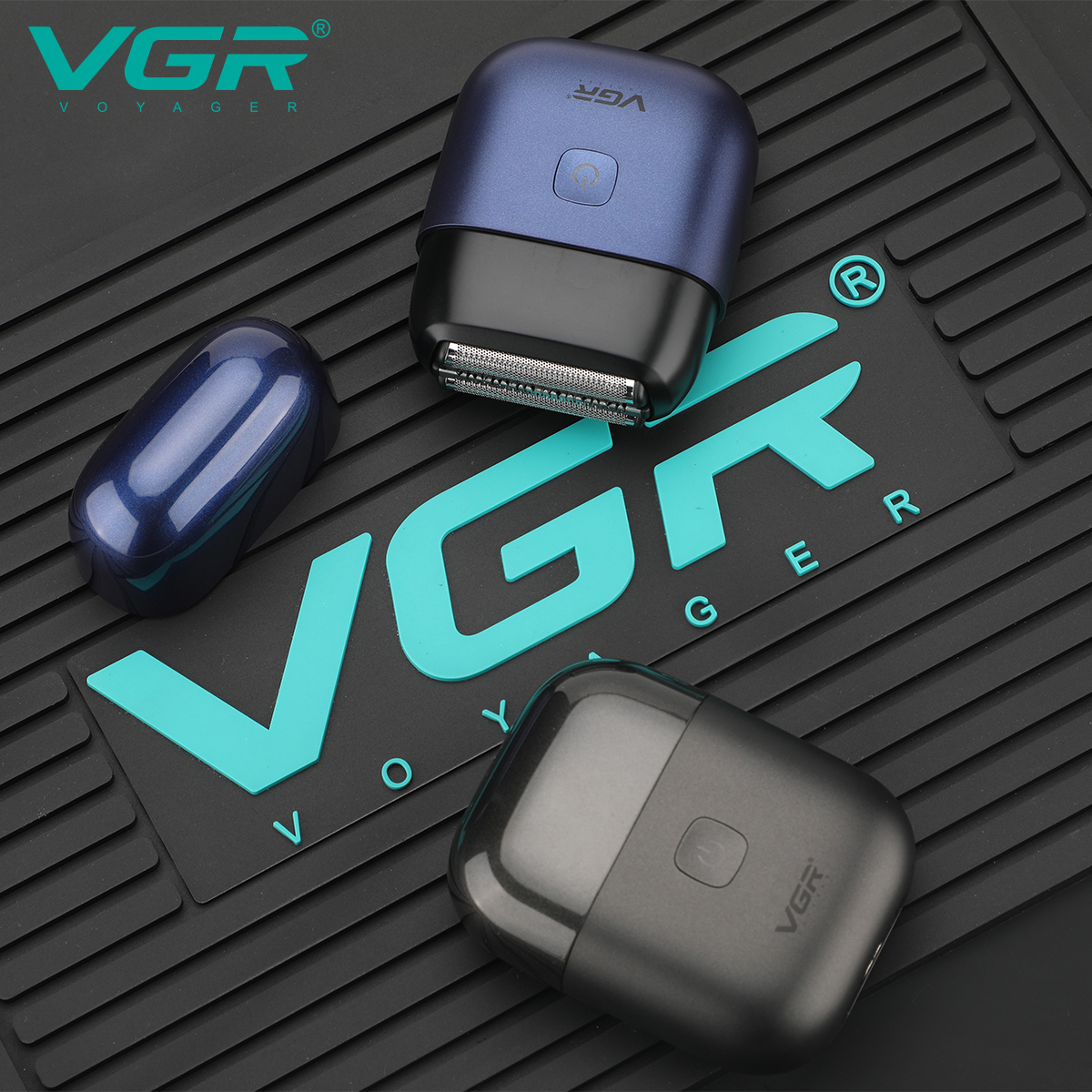VGR Hair Shaver Professional Razor Electric Shaver Portable Beard Trimmer Waterproof Shaving Machine Mini Shaver for Men V-340