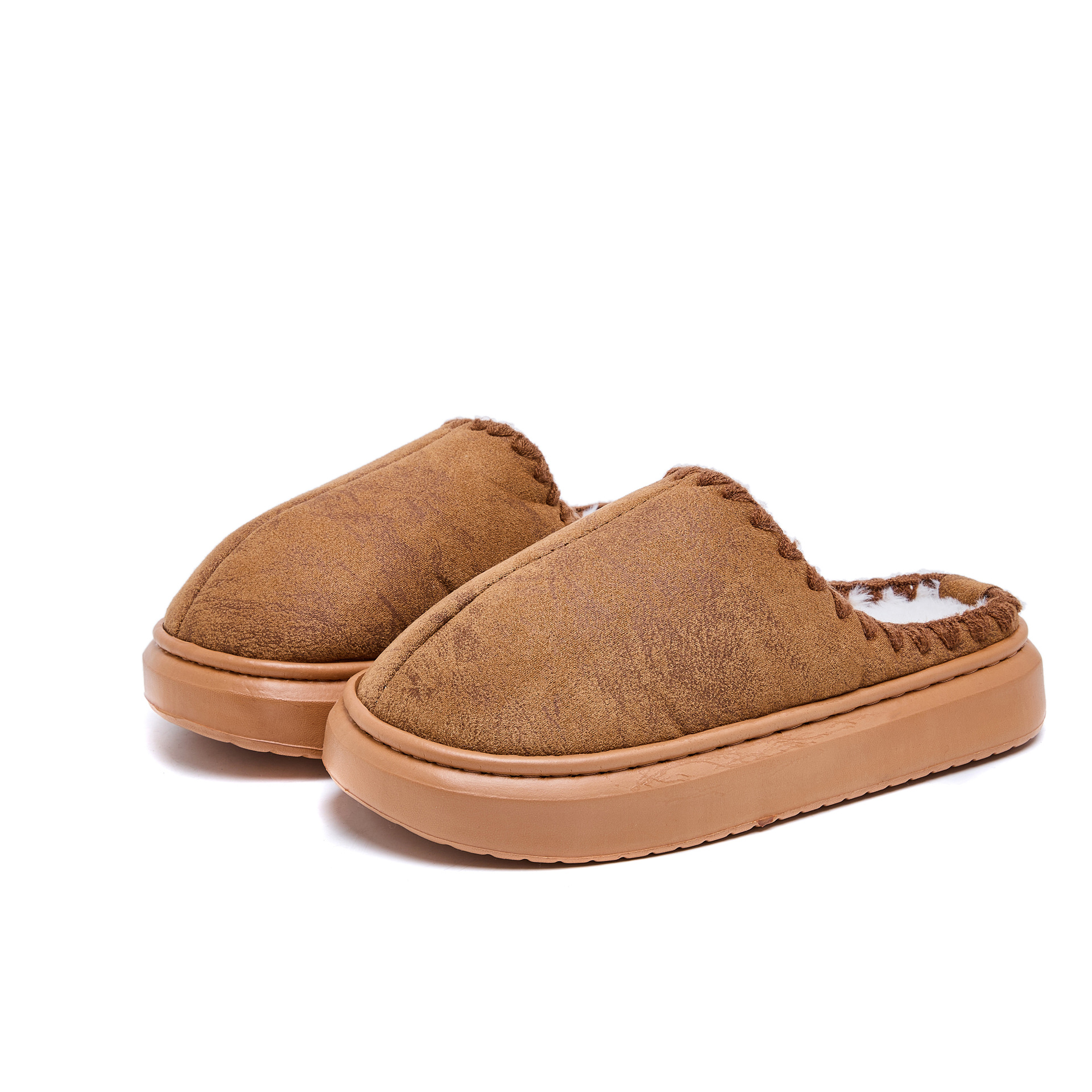 shipping new free flat cotton designer sandals for womens mens thick bottom fur furry slippers slipper slides 4 ry