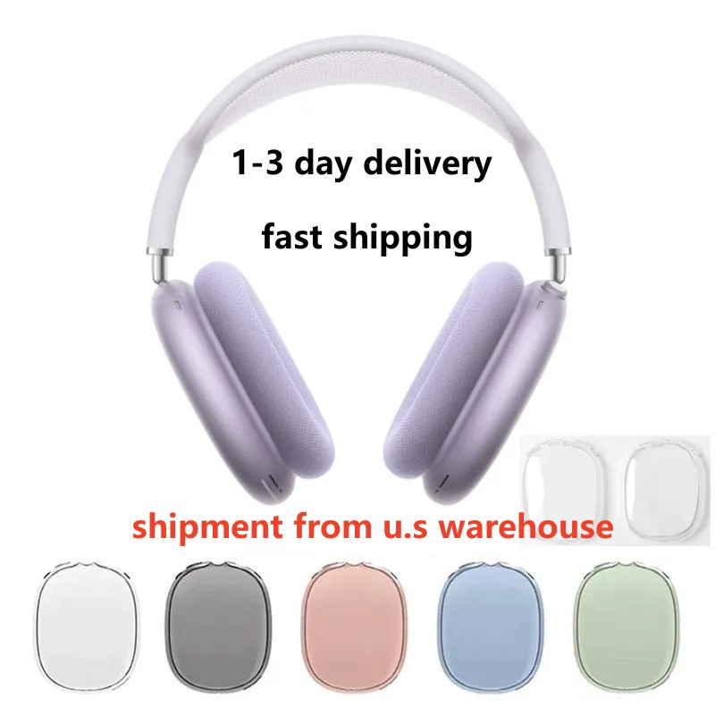 USA Stock For B1 pro Max 4 3rd 2nd Headband Headphone Accessories Transparent TPU Solid Silicone Waterproof Protective case Maxs pro Headphones Headset cover Case