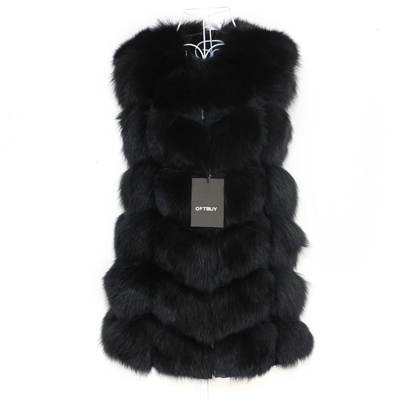 OFTBUY Spring Fox Fur Vest Womens Sleeveless Winter Jacket Gilet Natural Fur Coat Body Warm Waist Coat 241111