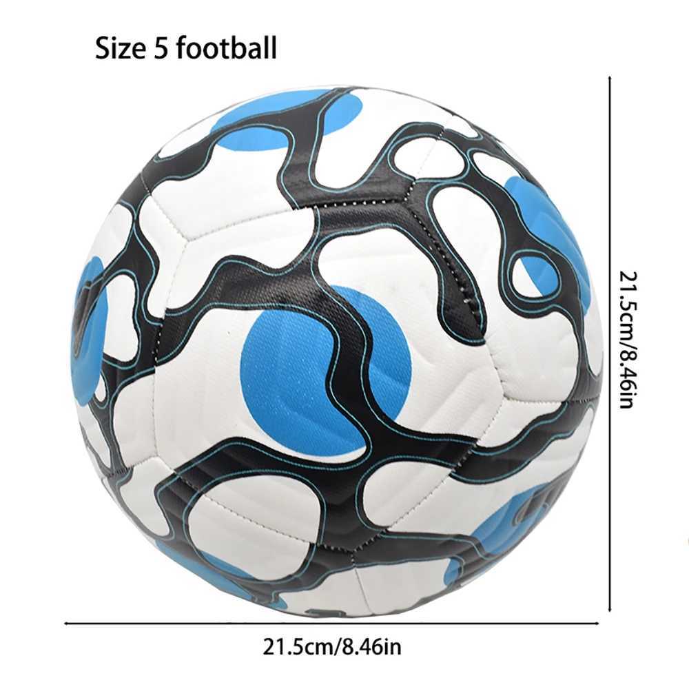 5th Football Machine Sewing Ball PU Material Sports Match Football Training Ball Futbol Voetbal W241113