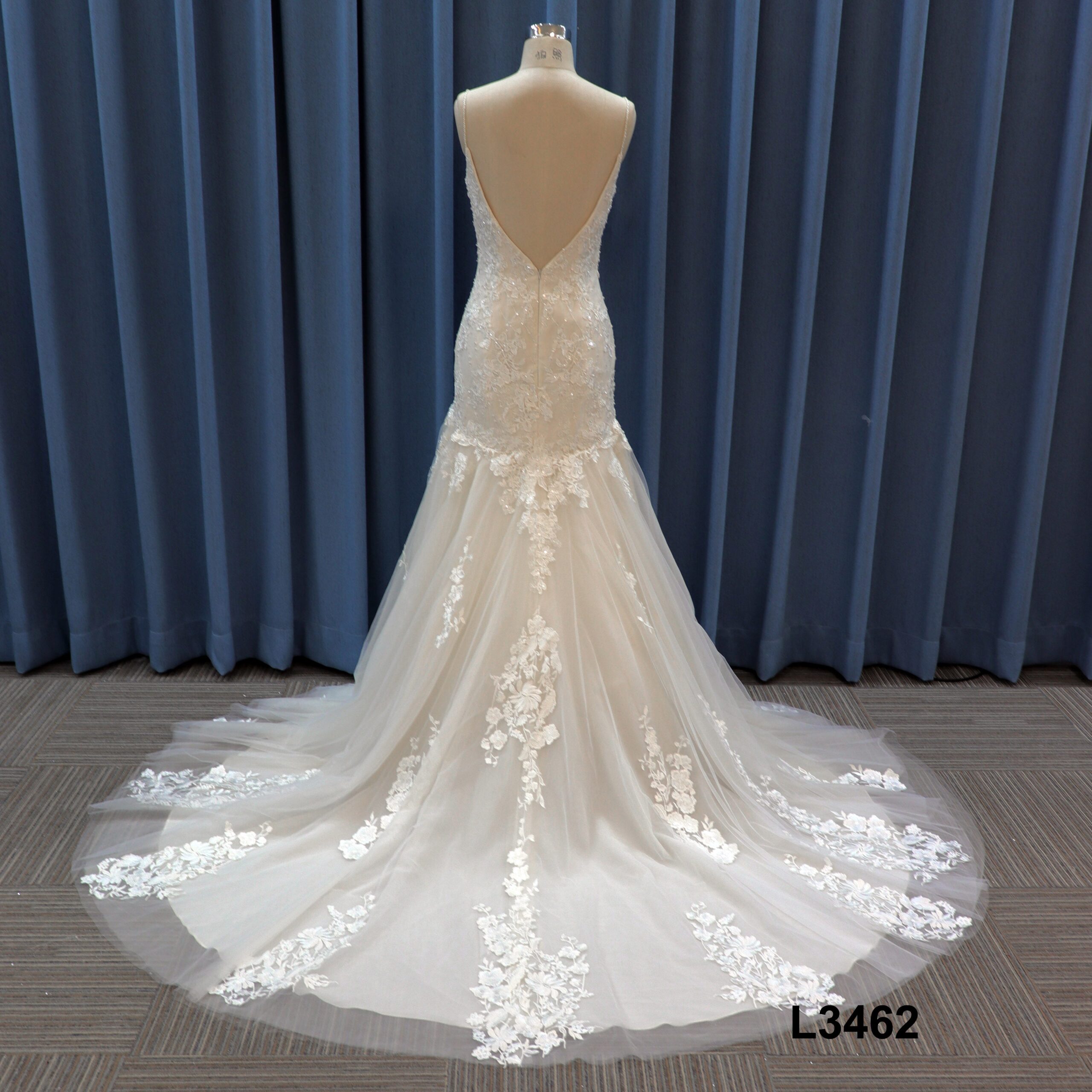 Elegant Square Neck Short Wedding Dresses For Women Satin Bridal Gowns Mopping Length Long Sleeves Princess Vestidos De Novias 01