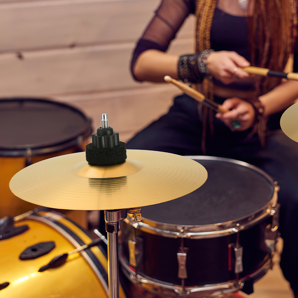 Drum Cymbals 2 Pcs Accessories Splash Crash Electronic Ddmysmile Brass Musical Instrument Practice Metal ddmysmile For Drums Smile